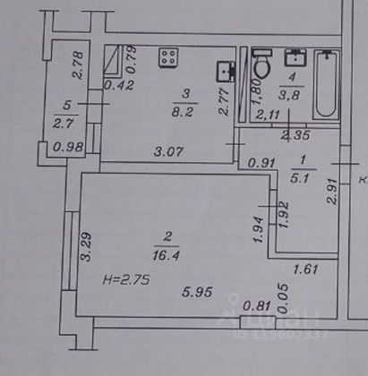 Продажа 1-комнатной квартиры 33 м², 10/10 этаж