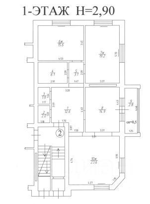 Продажа 3-комнатной квартиры 99 м², 1/5 этаж