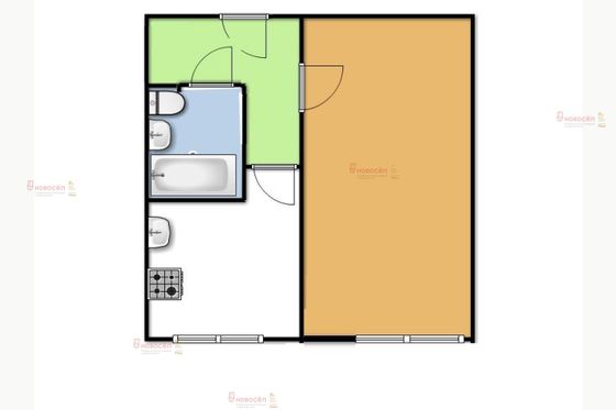 Аренда 1-комнатной квартиры 29 м², 1/4 этаж