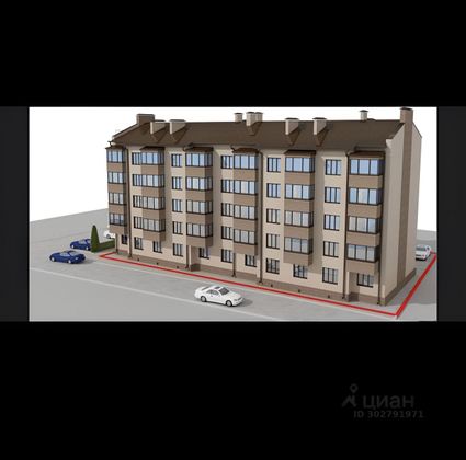 Продажа 1-комнатной квартиры 44 м², 5/5 этаж