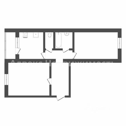 Продажа 1-комнатной квартиры 49,7 м², 2/5 этаж