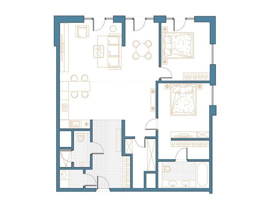 110,5 м², 4-комн. квартира, 2/5 этаж