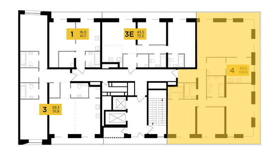 Продажа 4-комнатной квартиры 139,9 м², 14/14 этаж