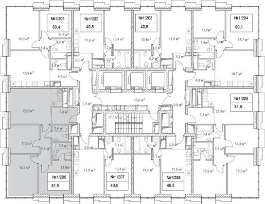 Продажа 3-комнатной квартиры 82,3 м², 27/30 этаж