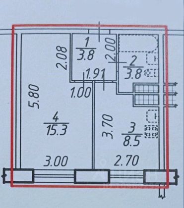 Продажа 1-комнатной квартиры 31,4 м², 3/18 этаж