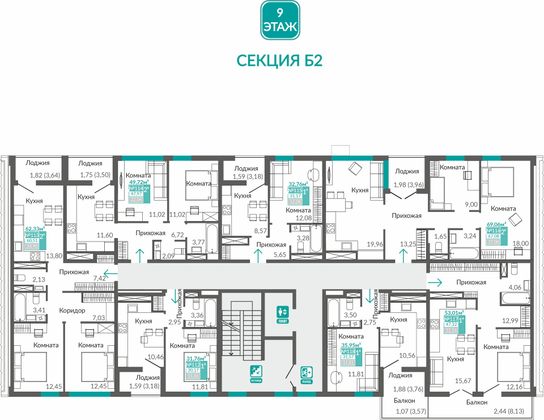 Продажа 1-комнатной квартиры 30,2 м², 9/9 этаж