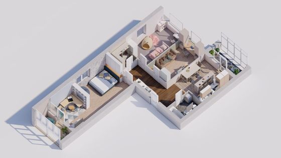 Продажа 3-комнатной квартиры 94,2 м², 2/7 этаж