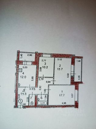 Продажа 3-комнатной квартиры 79,7 м², 2/6 этаж