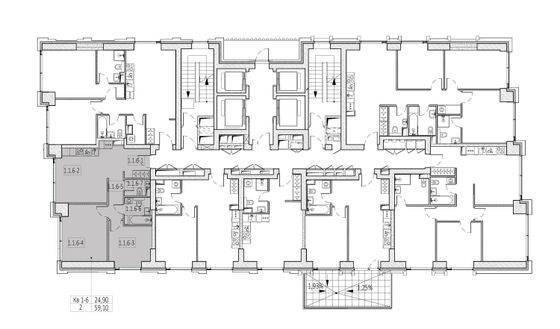 Продажа 2-комнатной квартиры 60,1 м², 2/52 этаж