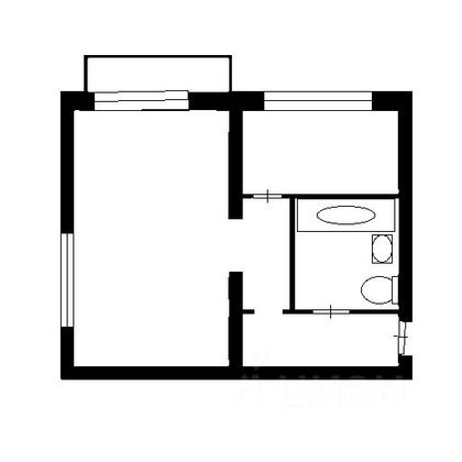 Продажа 1-комнатной квартиры 32 м², 3/5 этаж