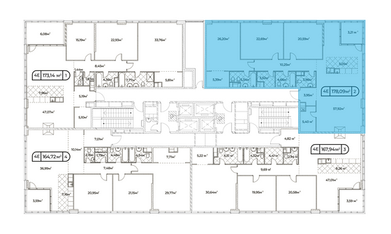 Продажа 3-комнатной квартиры 177,9 м², 14/14 этаж