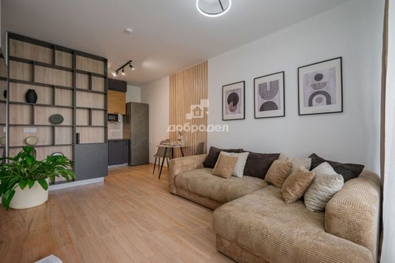 Продажа 1-комнатной квартиры 43,7 м², 2/25 этаж