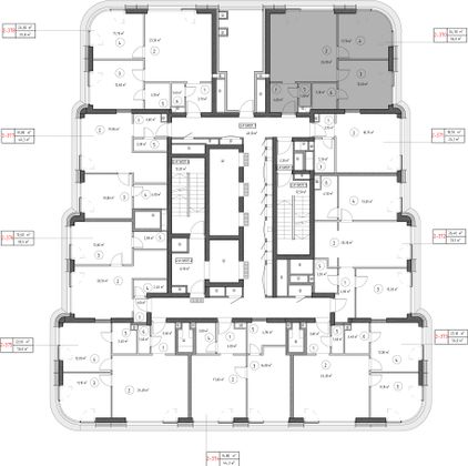 Продажа 2-комнатной квартиры 54,7 м², 41/53 этаж