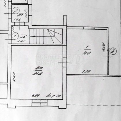 Продажа 1-комнатной квартиры 35,6 м², 2/2 этаж