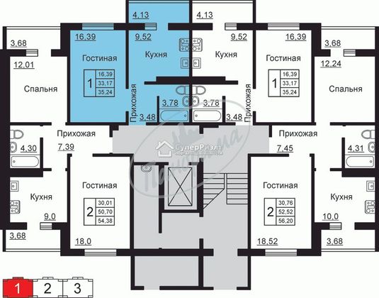 Продажа 1-комнатной квартиры 35 м², 7/10 этаж