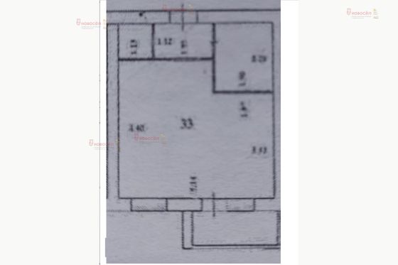 Продажа квартиры-студии 28 м², 3/3 этаж