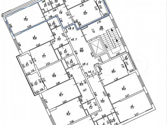 Продажа 2-комнатной квартиры 64,8 м², 3/9 этаж