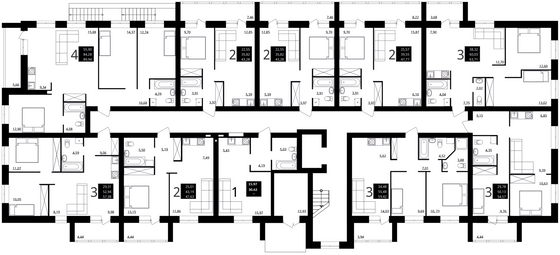 Продажа 4-комнатной квартиры 89,9 м², 1/10 этаж