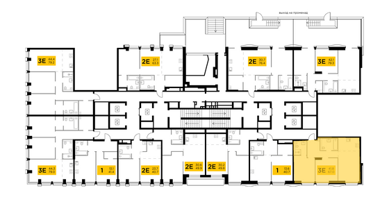 Продажа 3-комнатной квартиры 67 м², 2/35 этаж