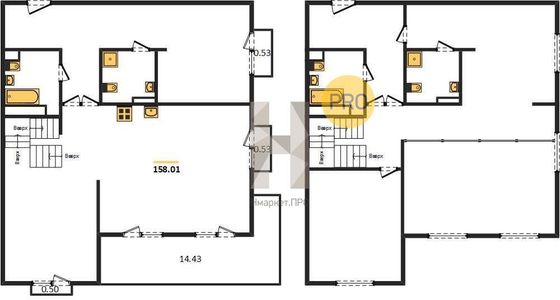 Продажа 4-комнатной квартиры 158 м², 22/25 этаж