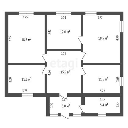 Продажа дома, 98,2 м², с участком 13,6 сотки