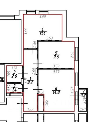 Продажа 2-комнатной квартиры 48 м², 2/4 этаж
