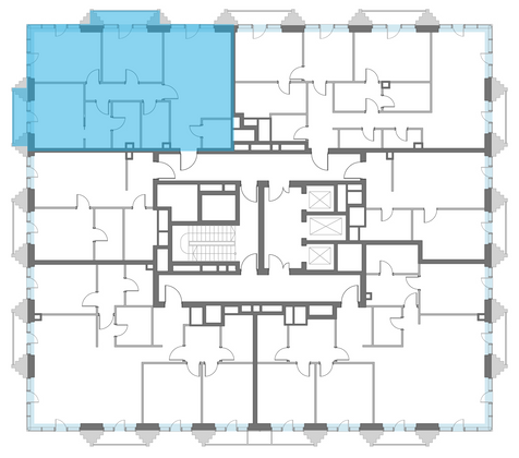 Продажа 3-комнатной квартиры 96,8 м², 4/14 этаж