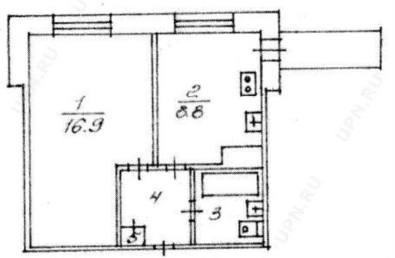 Продажа 1-комнатной квартиры 32 м², 9/9 этаж