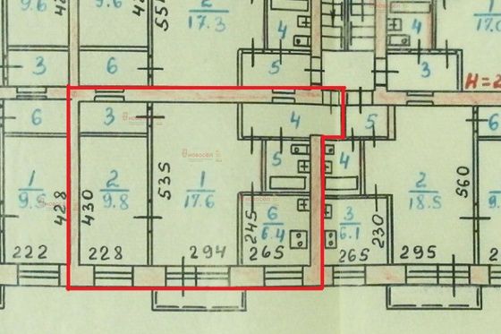 Продажа 2-комнатной квартиры 43,6 м², 2/4 этаж