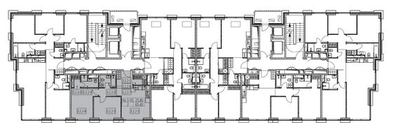 Продажа 2-комнатной квартиры 65,5 м², 3/20 этаж