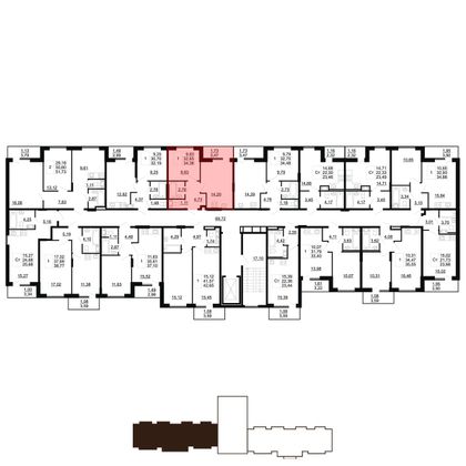 Продажа 1-комнатной квартиры 34,4 м², 2/11 этаж