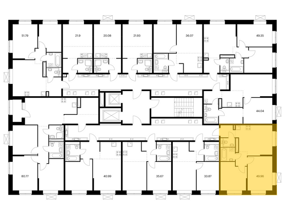 Продажа 2-комнатной квартиры 50 м², 5/10 этаж