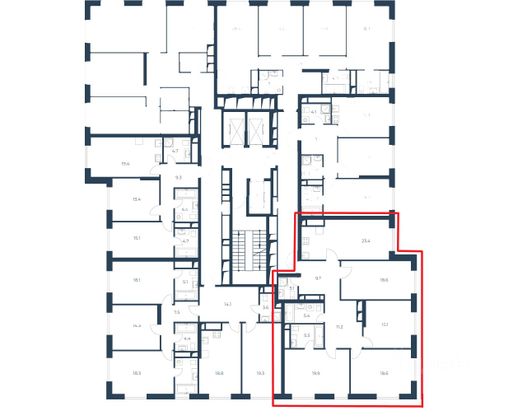 Продажа квартиры со свободной планировкой 130,5 м², 18/21 этаж