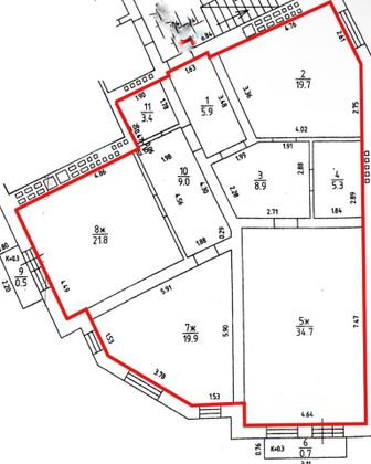 Продажа 3-комнатной квартиры 130 м², 6/12 этаж