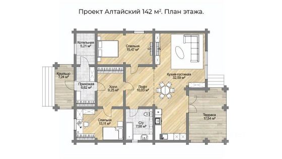 Продажа дома, 142 м², с участком 9 соток