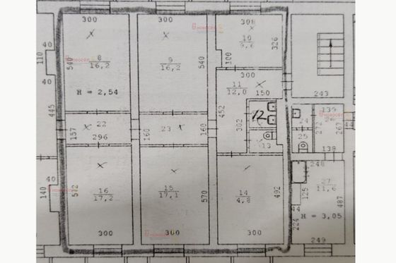 Продажа многокомнатной квартиры 111 м², 1/2 этаж