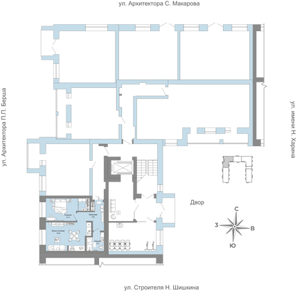 Продажа 2-комнатной квартиры 40 м², 1/8 этаж