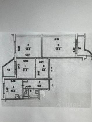 Продажа 3-комнатной квартиры 75 м², 13/17 этаж