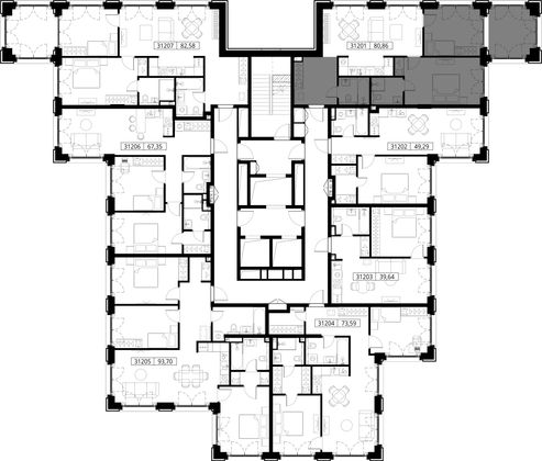 Продажа 2-комнатной квартиры 80,9 м², 12/15 этаж