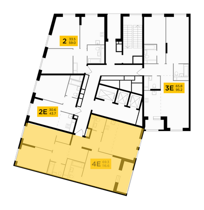 Продажа 4-комнатной квартиры 116,1 м², 30/30 этаж