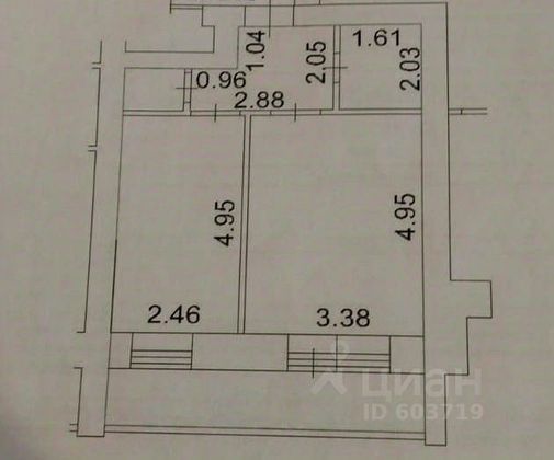 Продажа 2-комнатной квартиры 38,4 м², 7/10 этаж