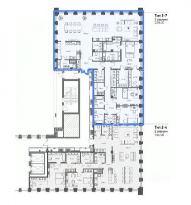 Продажа 4-комнатной квартиры 246,3 м², 20/23 этаж