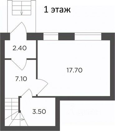 Продажа дома, 57,6 м², с участком 0,8 сотки