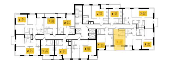 Продажа квартиры-студии 23,9 м², 3/24 этаж