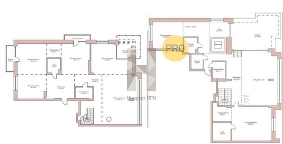 Продажа многокомнатной квартиры 298,8 м², 8/8 этаж