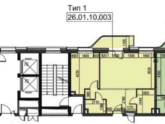 Продажа 2-комнатной квартиры 50 м², 2/28 этаж