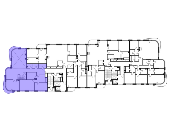 Продажа многокомнатной квартиры 365 м², 7/8 этаж