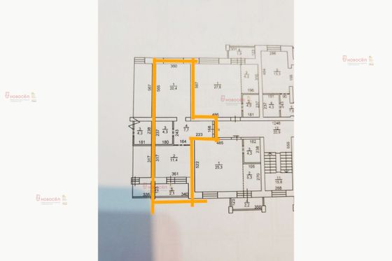 Продажа 1-комнатной квартиры 44 м², 3/3 этаж