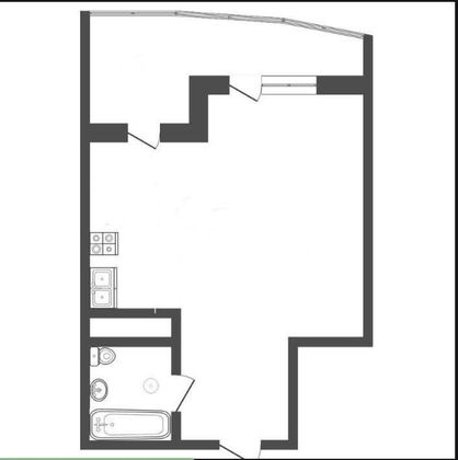 Продажа 1-комнатной квартиры 55,9 м², 10/25 этаж