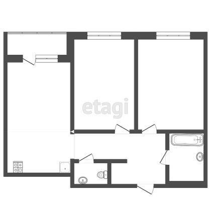 Продажа 2-комнатной квартиры 20 м², 20/24 этаж